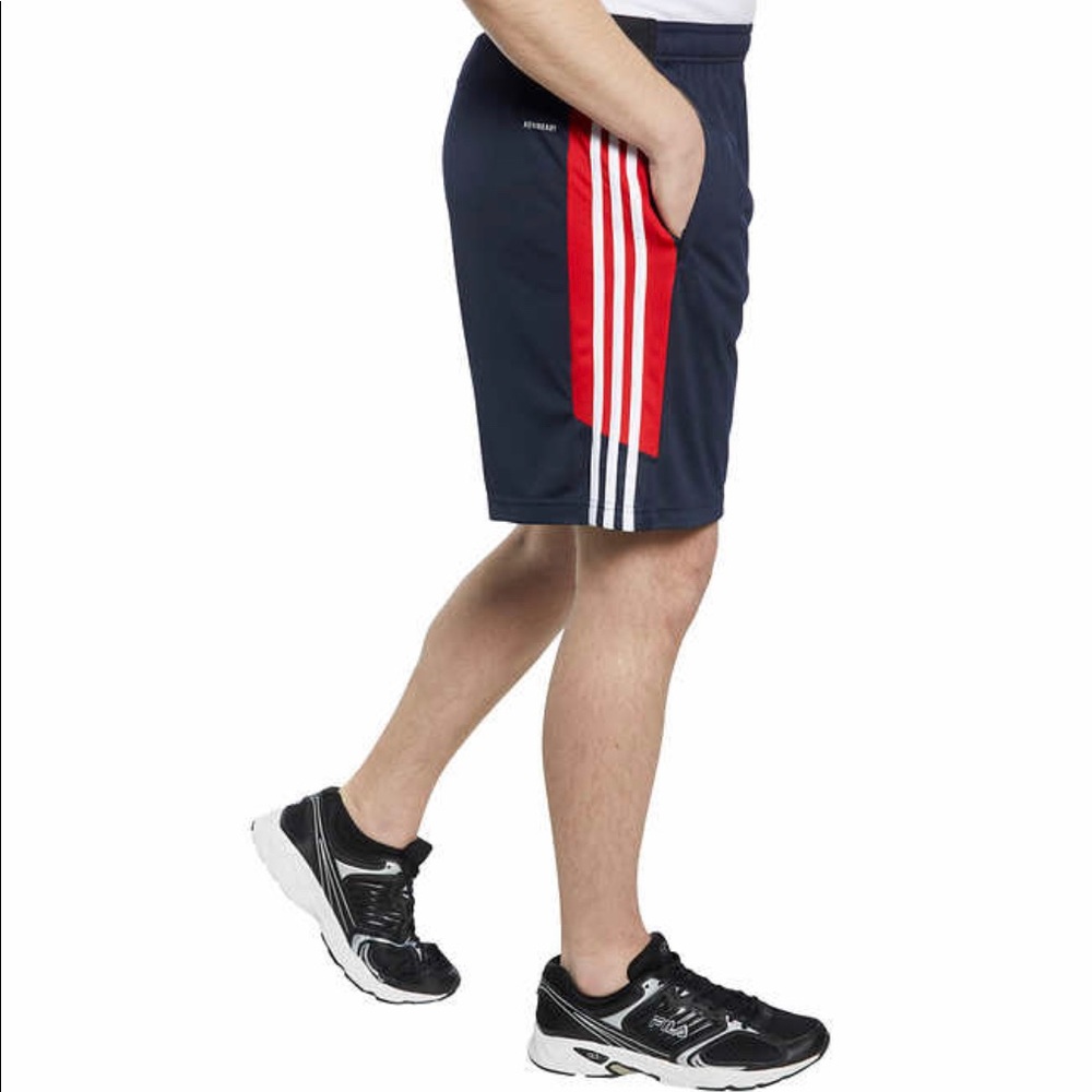 adidas Men’s Active Shorts with Zipper Pockets|New - Picture 7 of 7